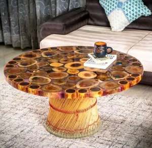 Vente en gros Dessus de table en bois époxy rivière unique de haute qualité Dessus de table décoratif de salon Dessus de table Vente en gros - Product Image 6