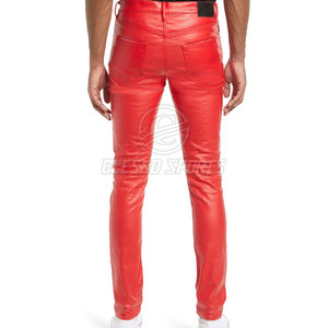 Pantalon en cuir pour homme, best-seller, prix avantageux, nouvelle arrivée, pantalon en cuir véritable pour homme - Product Image 3