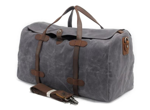 กระเป๋าเดินทางทรงดัฟเฟิลทำจากผ้าใบขนาดใหญ่สำหรับเดินทางมาใหม่2025ออกแบบได้ตามต้องการ - Product Image 3