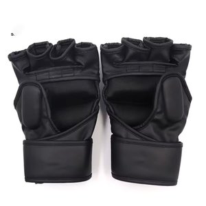 Venta al por mayor de fábrica, guantes MMA impresos personalizados, guantes de cuero de entrenamiento profesional, precio barato con función elástica - Product Image 2