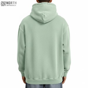 Streetwear personnalisé brodé soleil délavé lourd 100% coton épais surdimensionné en détresse Vintage hommes lavage à l'acide sweats à capuche pour homme - Product Image 2
