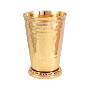 Verre à Julep Martelé Fait Main pour Décoration de Fêtes de Mariage – Qualité Exclusive, Accessoire de Bar au Design Inédit, Verre à Julep Menthe - Product Image 1