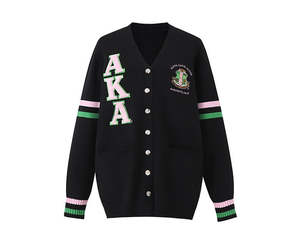 Manufacturer Provide ODM Custom High Quality <b>Black</b> Sweater <b>Cardigan</b> for <b>Men</b> Varsity Large Sweaters - Product Image 5