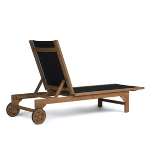 Mobilier d'extérieur Chaises longues avec cadre de style moderne Matériau en bois de teck pour Park Resort and Villa - Product Image 3