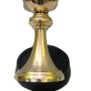 现代设计铜酒杯黄铜镀铜茎高脚杯