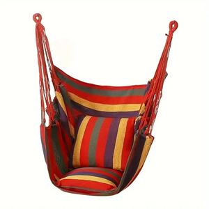 Silla <span class=keywords><strong>Colgante</strong></span> Tipo <span class=keywords><strong>Hamaca</strong></span>, Cesta <span class=keywords><strong>Colgante</strong></span> para Interiores y Exteriores, para Adultos y Niños, Asiento <span class=keywords><strong>Colgante</strong></span> para Dormitorio o Jardín - Product Image 4
