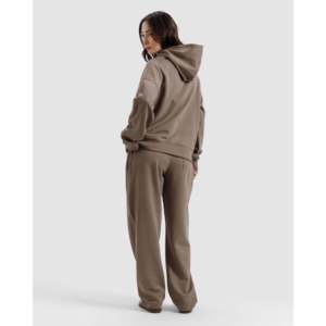 Sweat à capuche en molleton épais essentiel, délavé à l'acide, brodé en 3D, motif uni, sérigraphié - Product Image 2