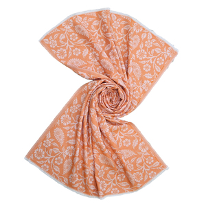 High Quality Stylish Men's Organic Cotton <b>Scarves</b> Luxury Brand Office Shawl with Leaf Pattern for Muslims - Product Image 4