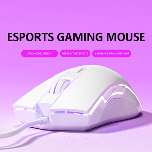 Chuột chơi <span class=keywords><strong>game</strong></span> có dây eSports Trò chơi dành riêng cho lập trình macro Nút mát RGB Backlit Máy tính chơi <span class=keywords><strong>Game</strong></span> chuột - Product Image 5