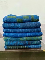 Kantha Couverture en coton pour bébé, couette en mousseline douce imprimée girafe, couette en coton doux pour bébé