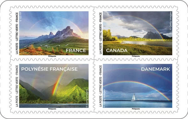 Arc-en-ciel de la forêt française