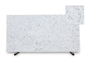 Palaste Moderne Quartz Blanc Vanity Top Grande Dalle Pierre Artificielle pour Hôtel et Usage Résidentiel - Product Image 2