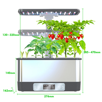 Jardin hydroponique intérieur intelligent à 8 trous avec écran tactile de lumière de croissance LED et kit de jardinière d'herbes de contrôle d'application