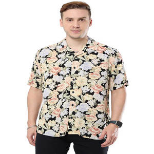 Camisa de Vestir Casual para Hombre 2019, 100% Algodón Dobby, Ecológica, Transpirable, Elástica, con Diseño de Estampado Elegante para Vacaciones de Otoño, Venta al Por Mayor - Product Image 2