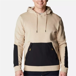 Últimos diseños de invierno para hombre Casual 100% algodón de peso pesado Fleece Panel Work Pullover manga larga sudaderas deportivas de gran tamaño - Product Image 1