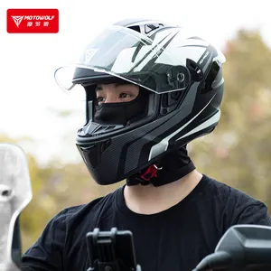 MOTOWOLF-mascarilla de protección para motocicleta, cubrebocas de protección para la cabeza, para exteriores