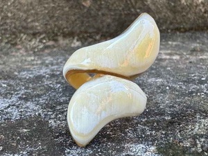 Bague en corne de buffle polie, bijoux pour fête, mariage, anniversaire, vente chaude, couleur corne naturelle - Product Image 3