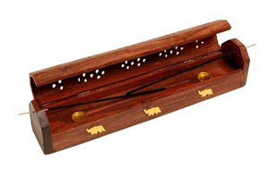 Quemador de Incienso de Madera de Nogal de Alta Calidad, Base Creativa para el Hogar - Product Image 3