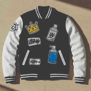 Wholesale Winter <b>Jackets</b> Outdoor College Sports <b>Men's</b> <b>Jackets</b> & Coat Cotton Letterman Bomber <b>Baseball</b> Varsity <b>Jacket</b> <b>Man</b> - Product Image 6