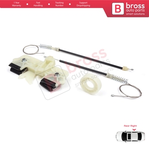 BWR5333 Power Window Regulator Repair Set Rear Right for Fiesta MK6 CB1 CCN JA8 JR8 2008-2017 4/5 Door 1567309 - Product Image 5