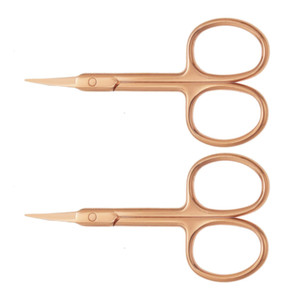 Suministro directo de fábrica Tijeras de belleza de uñas curvas multifunción para mujer Acero inoxidable Afilado Recto para manicura - Product Image 1