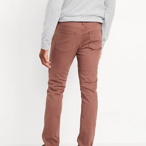 Pantalons décontractés pour hommes de haute qualité respirant droit taille moyenne pantalons tricotés en coton de poids moyen en gros - Product Image 4