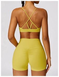 Conjunto de Sujetador deportivo sin costuras transpirable ligero de alto soporte XL para mujer, Top corto de Yoga, Tops sin espalda, entrenamientos de gimnasio de talla grande rápido - Product Image 3