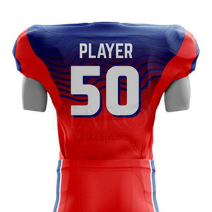 Vente en gros d'uniformes de football américain, commandes en gros acceptées, tailles et couleurs personnalisées disponibles, adaptés aux écoles, clubs et équipes. - Product Image 6