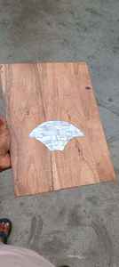 Plateaux de service en bois de qualité supérieure avec incrustation de vadrouille Plateaux de dessert et de chocolat élégants pour les cadeaux de l'Aïd Moubarak et du Ramadan - Product Image 5