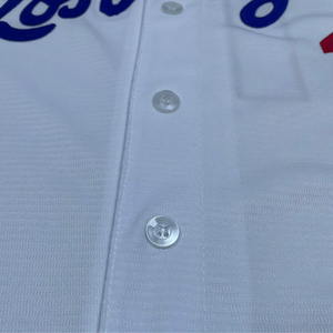 Maillot de baseball AFEAN pour homme, col en V, manches courtes, 100 % polyester respirant, coupe ajustée personnalisée, imprimé par transfert thermique - Product Image 4