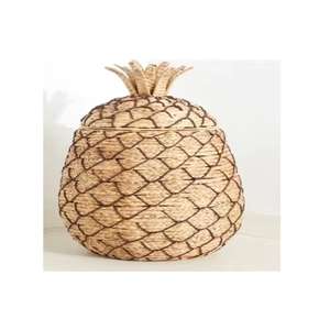 Panier de rangement moderne pour la maison, design flexible, multifonctionnel, écologique, best-seller, en jacinthe d'eau durable - Product Image 6