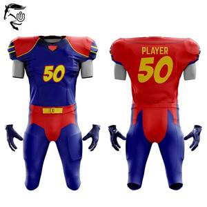 ชุดเครื่องแบบฟุตบอลอเมริกันชุดเสื้อผ้าโพลีเอสเตอร์ระเหิดคุณภาพสูงผลิตตามสั่งโลโก้ได้ตามต้องการสำหรับทุกเพศขนาดพลัสไซส์ตามสั่งโดย2025 - Product Image 1