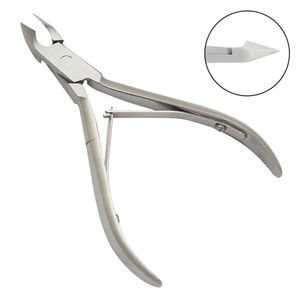 Poignée mate antidérapante coupe-ongles coupe-peau morte dissolvant matériau en acier inoxydable coupe-ongles longue durée poignée à ressort - Product Image 4