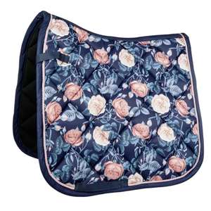 Tapis de saut de style dressage à sublimation florale avec rembourrage en coton et doublure en tissu - Product Image 1