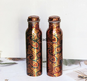 Elegante botella de cobre ancha Tradebyd Plastic Drinkware para mejorar la salud y la energía - Product Image 2