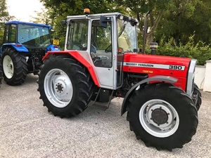 รถแทรกเตอร์ฟาร์ม Massey Ferguson 390 100 แรงม้า สีแดง ขับเคลื่อน 4 ล้อ เครื่องยนต์ดีเซล สำหรับงานเกษตร พร้อมหลังคา ระดับความปลอดภัยสูง - Product Image 3
