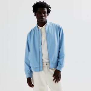 2025 <b>Men's</b> Luxury Sporty Zip-Up <b>Flight</b> Bomber <b>Jacket</b> High Fabric Solid Color Winter Outdoor Wear Stand Collar Pocket Decoration - Product Image 2