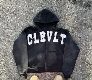 Custom Sun Faded Crop Hoodie Streetwear Low MOQ Fashion Wear Distress Sudadera con capucha bordada Unisex Hip Hop Hoodies Made In Pakistan - Product Image 2