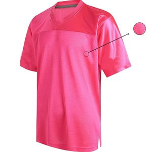 Maillots de football américain surdimensionnés personnalisés maillot de football en maille respirante de qualité unique T-shirt Streetwear grande taille - Product Image 3