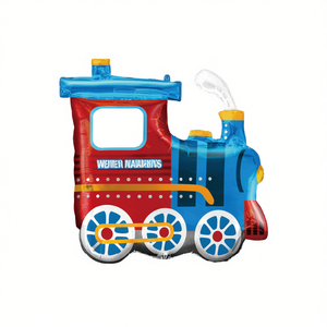 Globo de Mylar de 68 cm con Diseño de Tren de Amor para Fiestas - Product Image 2