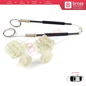 Juego de Reparación de Elevalunas Eléctrico BWR693, Puerta Trasera Derecha para X3 E83 2003-2011 SUV 51353448252 - Product Image 5