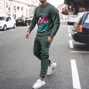 OEM Sur mesure Écologique Grande taille Ensemble de jogging et de sport pour homme 100% Coton Sans couture Anti-plis Coupe-vent Séchage rapide Hiver - Product Image 6