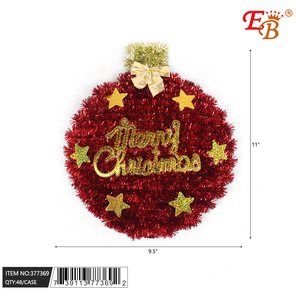 11 \ "Decorazione della palla di Natale 48PC/CS misura su misura in PVC decorazioni per la casa di nozze ricamate perline floccaggio scatola - Product Image 1