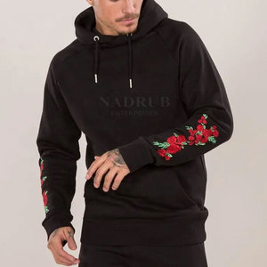Custom Made 100% Cotton Hooded Collar Tracksuits Eco-Friendly Solid Pattern <b>Embroidery</b> Latest Winter Bulk Quantity <b>Sets</b> - Product Image 2