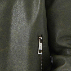 Nouvelle arrivée personnalisé Offre Spéciale hiver à la mode élégant Design Unique coupe-vent de haute qualité réel 100% véritable hommes veste en cuir - Product Image 4