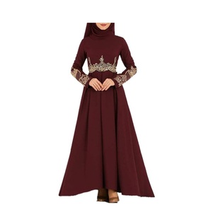 Vêtements islamiques en vente chaude, robe musulmane décontractée, abaya ouverte pour femmes avec votre logo personnalisé - Product Image 6