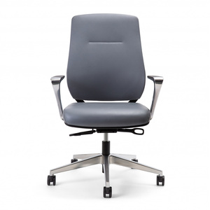 <span class=keywords><strong>Chaise</strong></span> de <span class=keywords><strong>bureau</strong></span> de direction moderne à dossier haut avec pivot ergonomique en PU, appui-tête intégré et inclinaison <span class=keywords><strong>synchrone</strong></span> - Product Image 5
