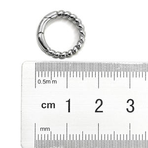 Bubble <b>Hinge</b> Ring Clasps Brass Black Oxidized Lock Handmade Connector <b>Jewelry</b> Findings with Multi-Plating Options JGF BRGOPLK - Product Image 5