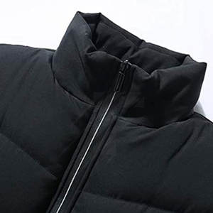 Gilet matelassé d'hiver décontracté pour homme avec logo personnalisé, sans manches, épais, imperméable et chaud, de haute qualité - Product Image 3