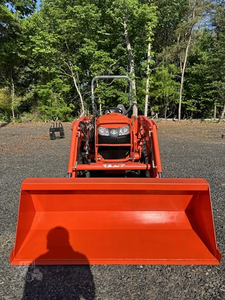 ซัพพลายเออร์ที่ดีที่สุด รถแทรกเตอร์ Kubota L3901 37 แรงม้า ขับเคลื่อน 4 ล้อ รถแทรกเตอร์ขนาดเล็ก เครื่องยนต์ดีเซล ระบบไฮโดรสแตติก พร้อมที่ตักด้านหน้าสำหรับขาย - Product Image 2